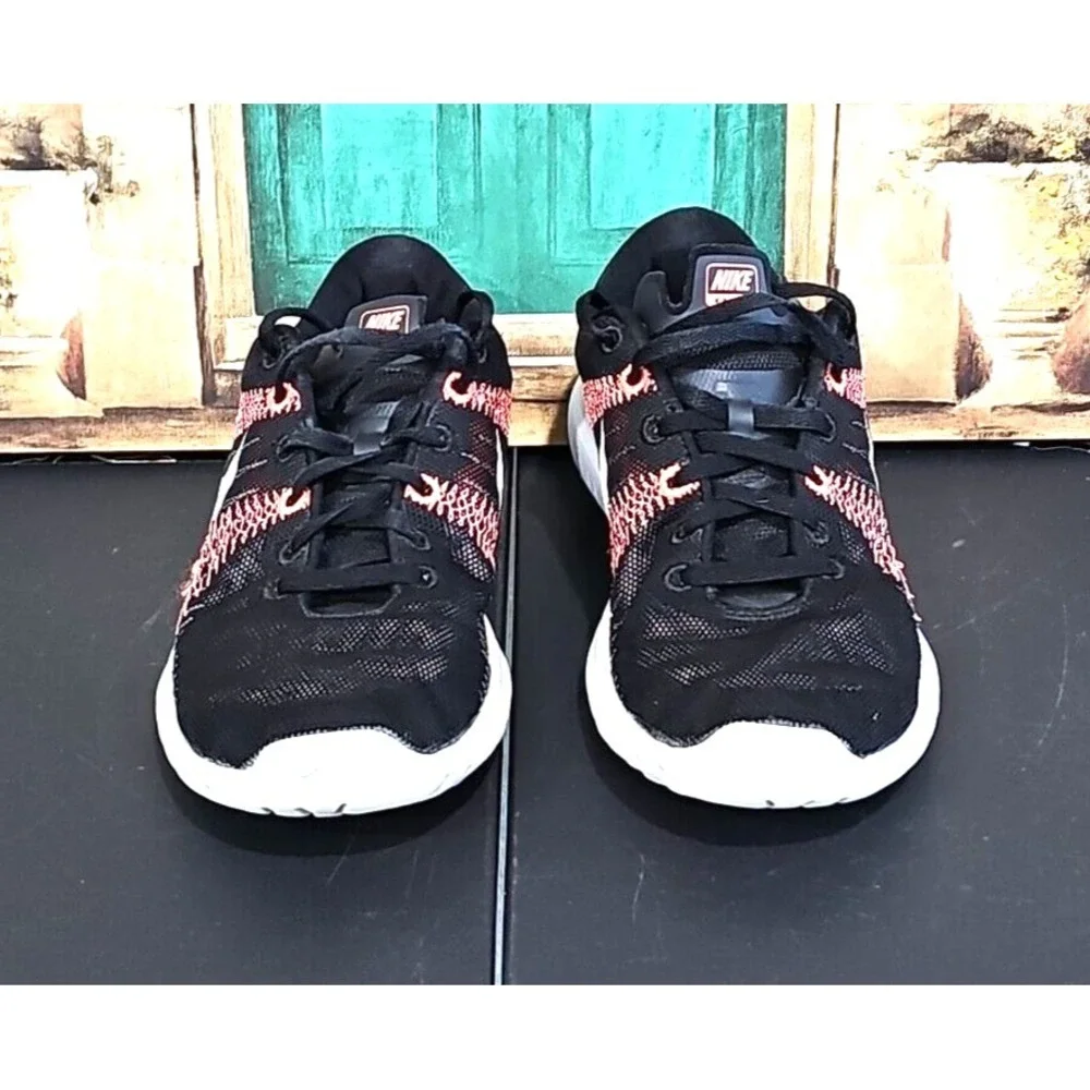 Nike Flex Fury Womens‎ Size 8.5 Black Athletic Running Shoes Sneakers 705299-001